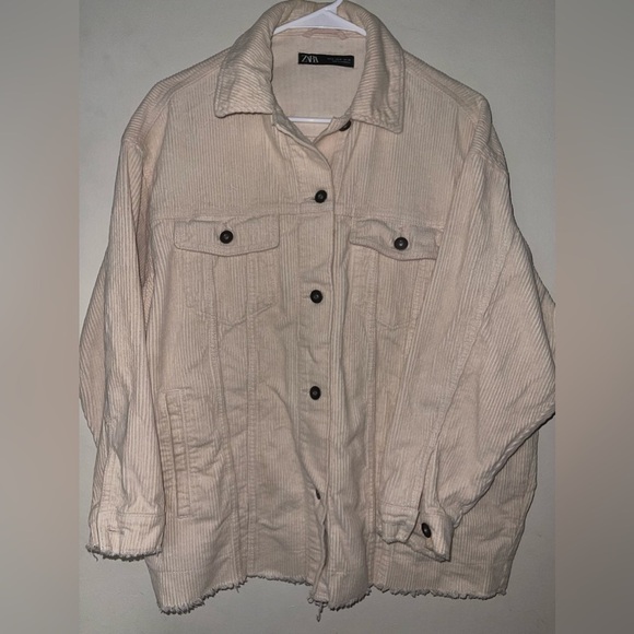 Zara Tops - Zara Women's Corduroy Oversize  Button Shirt/Jacket Shacket